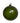 150mm Moss Green Bubblegum Glass Ball