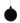 150mm Black Bubblegum Glass Ball