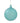 120mm Turquoise Glitter Glass Ball