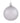 150mm Grey Glitter Glass Ball