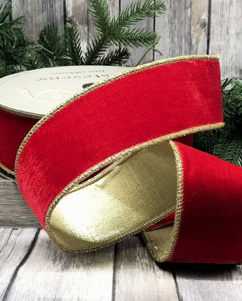 2.5" Red Velvet Ribbon