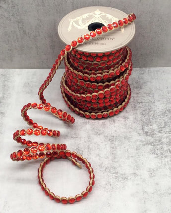 .5" Red Crown Jewel Ribbon
