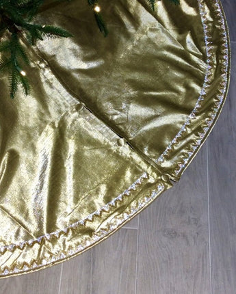 72" Tree Skirt with Jeweled Trim