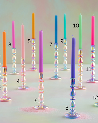 11" Opalescence Essence Taper Candle Holder (Sold Separately)