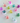 5" Rainbow Iridescent Organic Ball Ornament (Sold Separately)