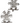 9" Snowflake Stocking Holder (Sold Separately)