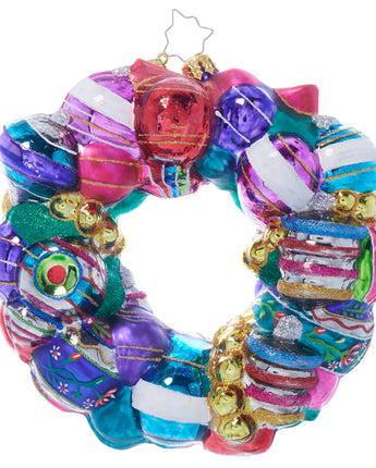 Vintage Holiday Wreath