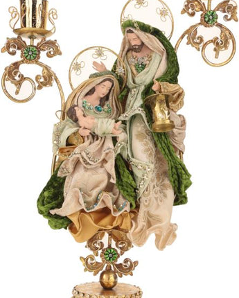26.5" Holy Family on Pedestal