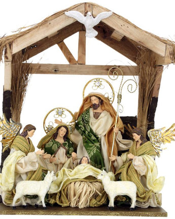 16" Holy Family with Angels