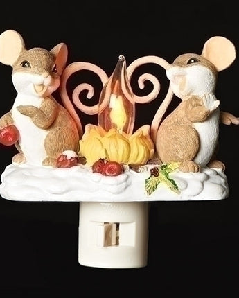4.5" Mice Campfire Nightlight