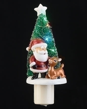 6.75" Rudolph & Santa Nightlight