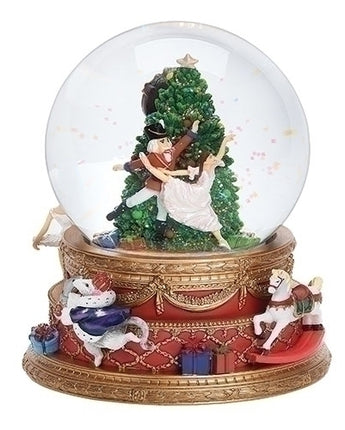 7" Rotating Nutcracker Scene Snowglobe