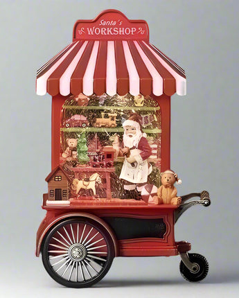 10.75" Toyshop Cart Water Globe