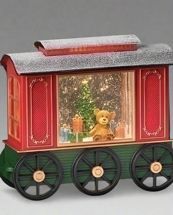 7.75" Santa and Reindeer Train Water Globe (sold separately)