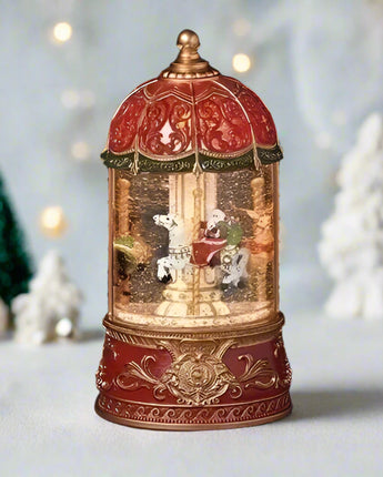 9" Carousel Water Lantern