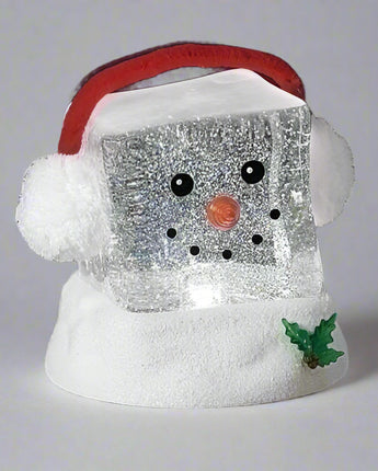 6.25" Ice Cube Snowman Water Globe