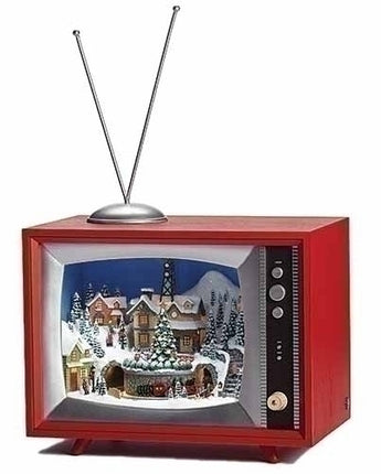 8.5" Vintage TV Train Depot