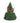 7.5" Christmas Tree with Rotating Santa Snowglobe