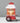10.75" Gingerbread Shop Cart Water Globe