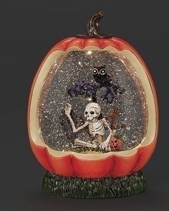 8.25" Halloween Scene Water Globe