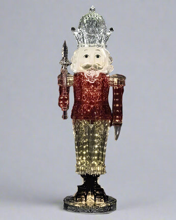 34.5" Lighted Musical Acrylic Nutcracker (Sold Separately)