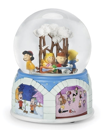 7" Rotating PEANUTS® Scene Snowglobe