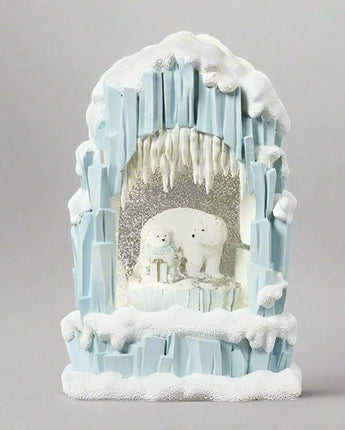 10" Igloo with Polar Bear Water Globe