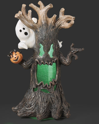 14" Spooky Tree Water Globe