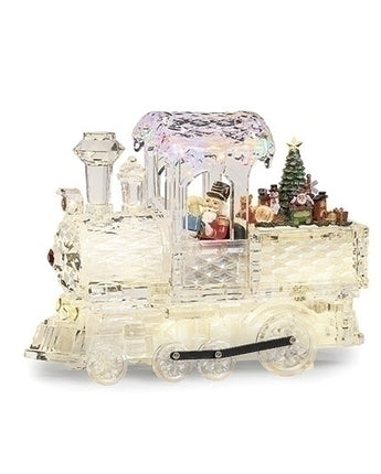 8.5" Lighted Train with Rotating Wheels