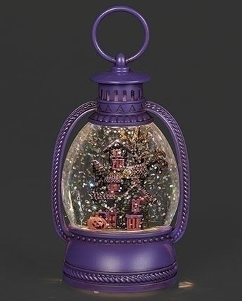5" Haunted House Lantern Water Globe