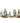 10" Blue Nativity (Set of 8)