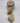 2.5" Gold Glittered Ribbon with White Speckle Paint