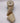 4" Gold Glittered Ribbon with White Speckle Paint
