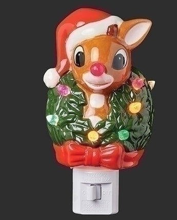 5" Rudolph Wreath Nightlight