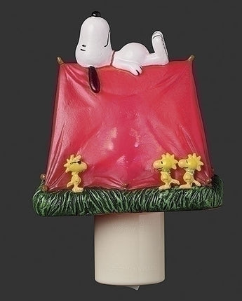 5" Snoopy & Woodstock Tent Nightlight
