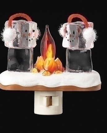 4.5" Ice Cube Campfire Nightlight
