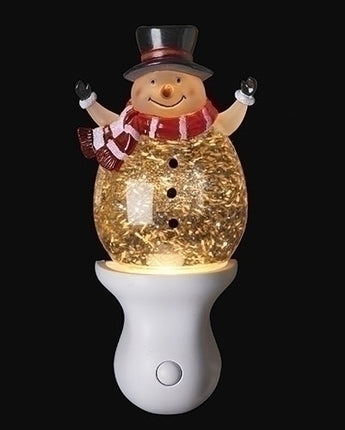 7.5" Snowman Swirl Nightlight
