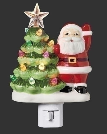 6" Vintage Santa Nightlight