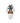 A Halloween-themed night light plug-in featuring a white plastic base with a small round button, topped with a spooky scene of a gnarled tree, glowing purple eyes, two white ghosts holding orange pumpkins, and a glowing orange jack-o'-lantern, set against a dark gray background.