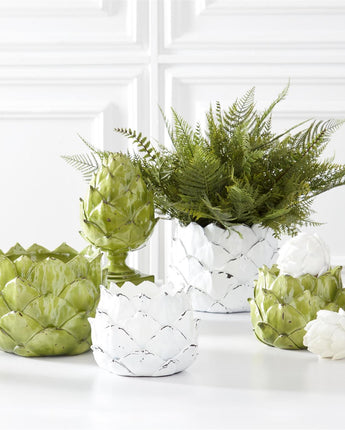 Green Resin Artichoke Planter (Sold Separately)
