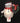 6.5" Snowman with Wreath Nightlight