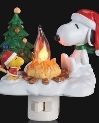 4.75" Snoopy Campfire Nightlight