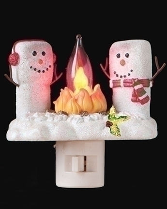 4" Marshmallow Campfire Nightlight