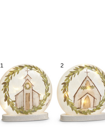 8" Lighted Church Disc (Sold Separately)