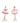 5" Cake Dancer Ladies Ornament (Sold Separately)