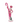 9" Pink Nutcracker with Candy Cane