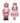 Pink Nutcracker & Clara Cookie Ornament (Sold Separately)