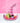 17" Pink Witch Hat with LED Candles