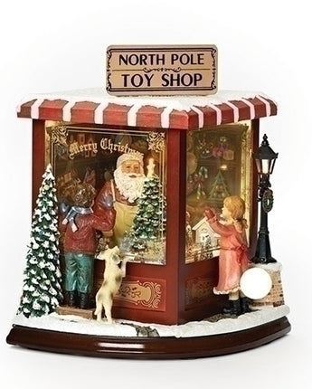 10.5" Santa's Toy Shop Holiday Village