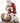 24" Kneeling Santa Figurine